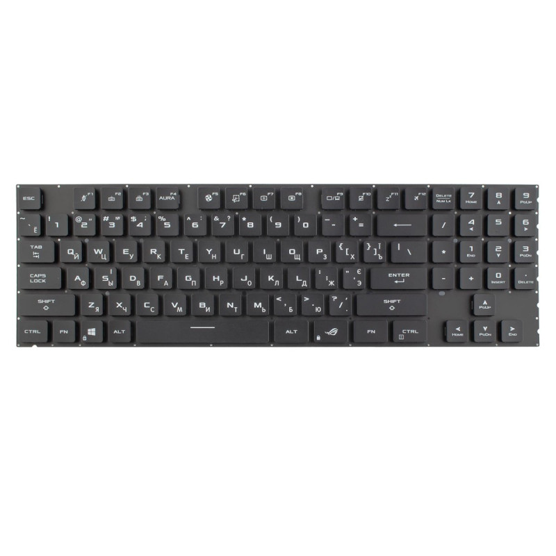 Клавиатура Asus ROG Zephyrus S17 GX703HM GX703HR GX703HS SN5014B SG-A1740-XUA 6037B0217001 0KNR0-E631US00 90NR06F1-R3