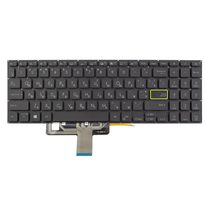 Клавиатура Asus S533F S533J S533E X521F X521J X521E X521 NSK-W45SB 9Z.NG060M801 0KNB0-F124US00 12062894-0019190000793