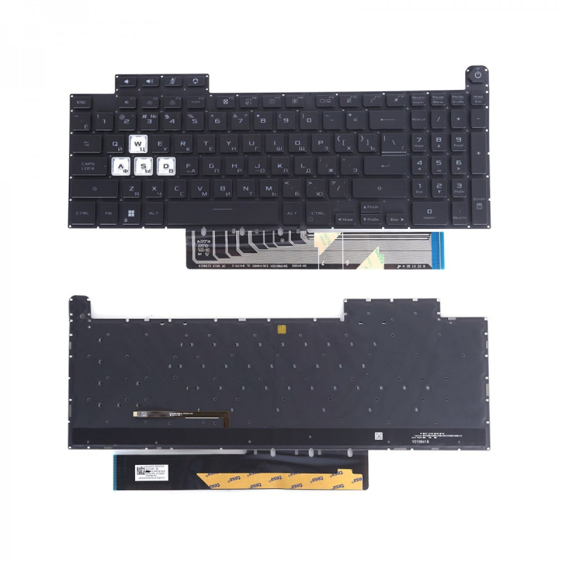 Клавиатура Asus TUF Gaming FX507 FA507 FX517 FX707 FA707 0KNR0-6913US00 AEBKLU030 AENJK700030 0KNR0-6912RU00 V210846B