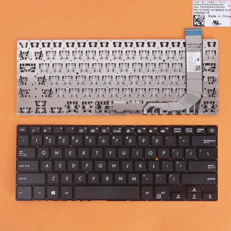 Клавиатура Asus X407 X407M X407MA X407UBR X407UA X407UB A407 0KNB0-4129US00 12170251-0018050001019 NB49 DGYJ