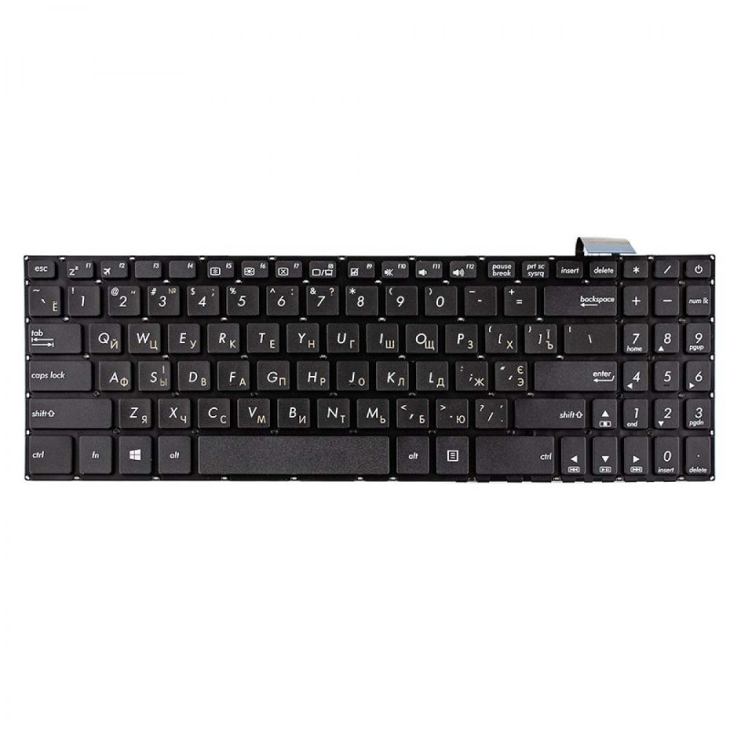 Клавиатура Asus X570 X570U X570UD X570Z X570ZD X570D X570DD ASM18F63T0-920 AEXKI-00030 0KNB0-5104TA00 0KNB0-5104US00