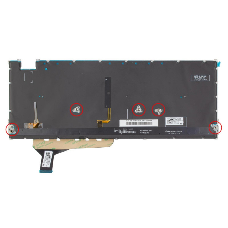 Клавиатура Asus ZenBook 14 OLED UX3402VA UX3402ZA Vivobook 14 X405 X405U X405UA X405UQ X405UR 0KNB0-F120US00 AEXKDU00