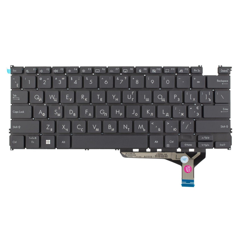 Клавиатура Asus AEXKDU00010 9Z.NDASQ.201 NSK-WJ201 ASM17A78GB-920 ASM17A7 AEXKDE00110 0KNB0-F100UK00