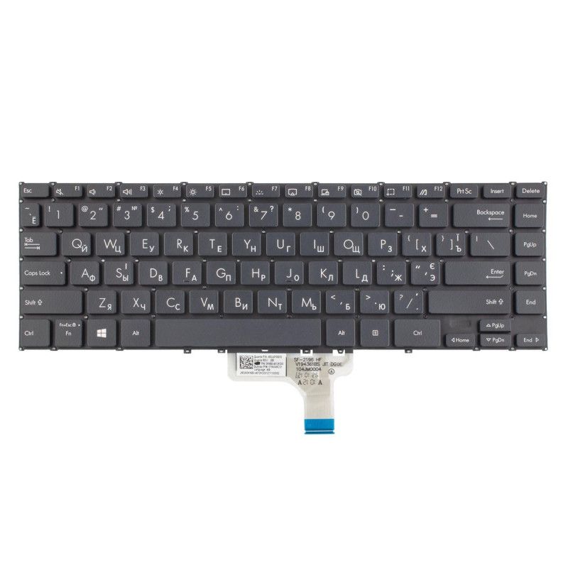 Клавиатура Asus ZenBook Flip UX363EA UX363JA UX371EA AEUJ5Y00010 0KNB0-4612KO00 V194346CS1 90NB0RZ2-R30US0 90NB0RZ1-R