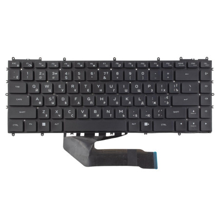 Клавиатура Dell Alienware X15 R1 R2 0051KH V203825AS2 PK133Q22A00 5VHRX 05VHRX N5C06 0N5C06 RU UA Black 20pin
