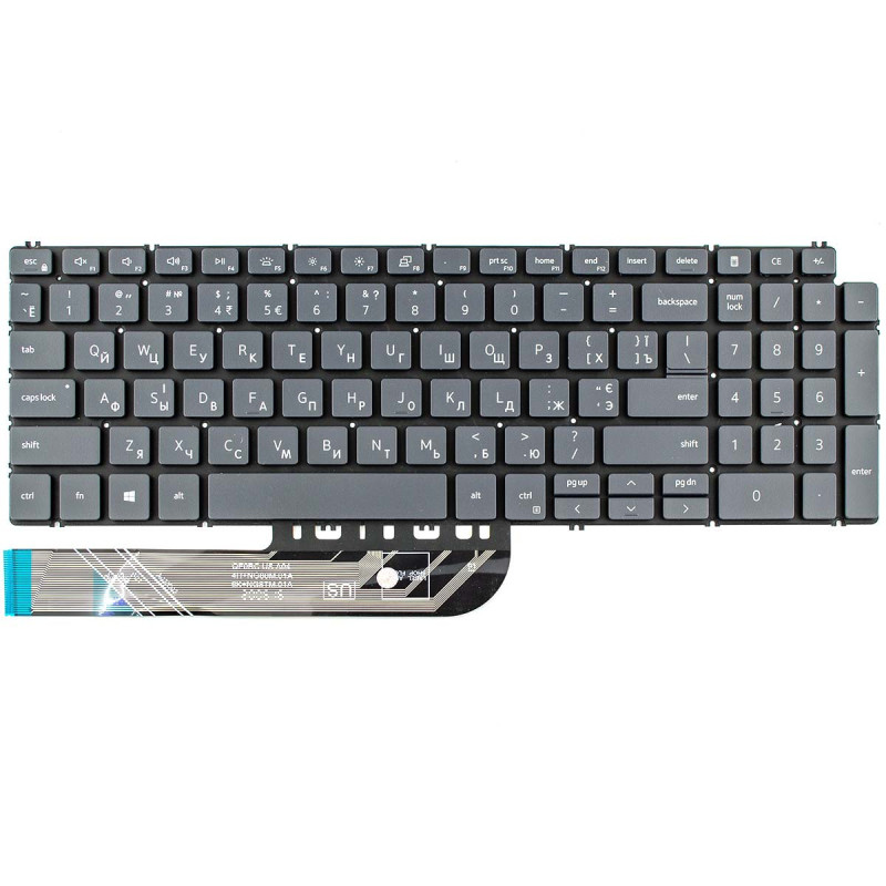 Клавиатура Dell Inspiron 15 5508 5584 5590 5593 5594 5598 7590 7591 7791 0HJ5R2 1FRFK 01FRFK 102-18J83LHD02 G1DL18J81