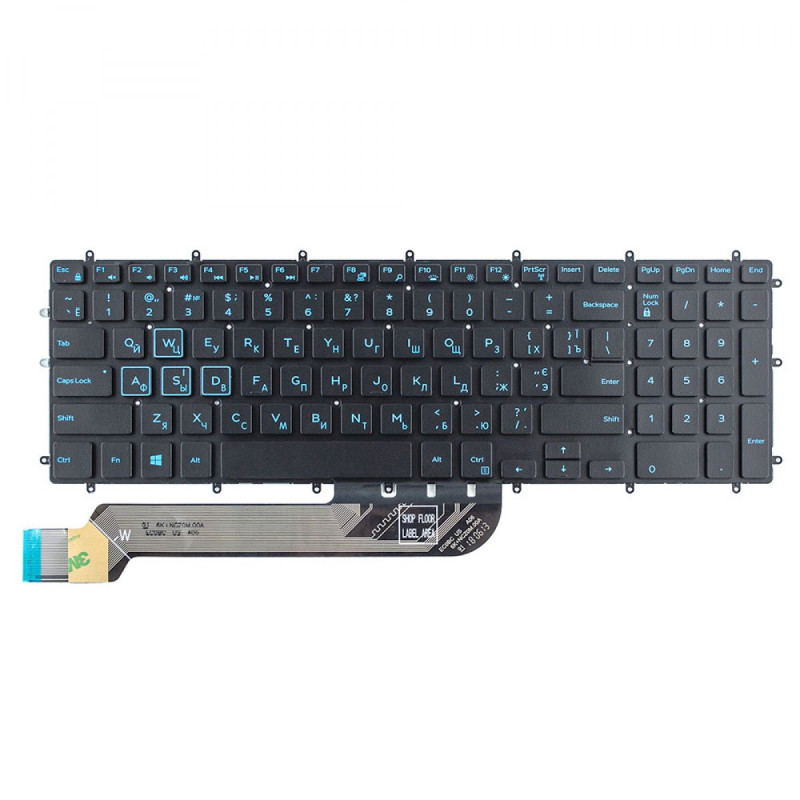 Клавиатура Dell Inspiron Gaming 15 7566 7567 7588 01H9XG 0D6D4C 0M9DMK 0Y2HNT 490.0H707.AD01 490085070C0R 9Z.N9RSW.00