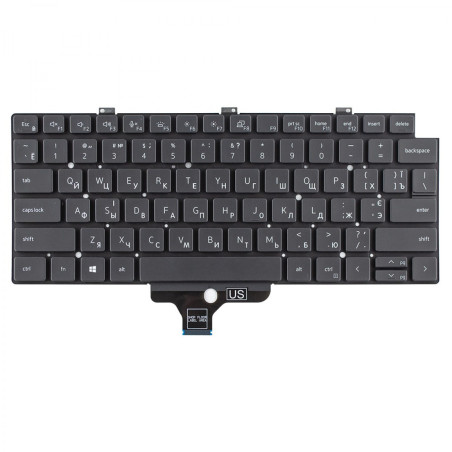 Клавиатура Dell Latitude 13-7300 5320 7310 7320 018YPJ 0GMXMJ 33X6N 40.0M707.020 PK1330R1813 490.0GME07.AD01 NSK-QW1B
