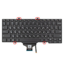 Клавиатура Dell Latitude 3400 5400 5401 5410 7400 7410 0RN86F PK132EE1B00 NSK-EWABC 9Z.NFWBC.A01