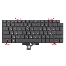 Клавиатура Dell Latitude 5420 5421 5430 5431 7420 7430 7520 7530 P137G 0CW3R5 NSK-QXABC 490.0GE07.0A01 0DJV29 PK1330S