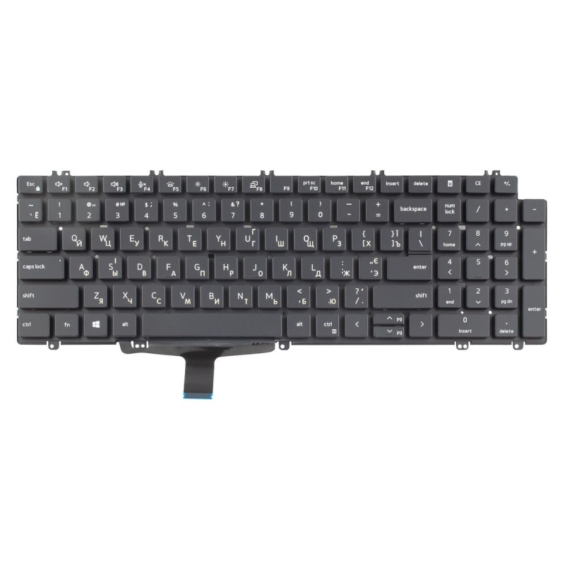 Клавиатура Dell Latitude 5520 5521 Precision 3560 3561 0N7N16 PK133MM2B00 4900M6070101 DLM20F9 0PJYDD PK133MM3B06