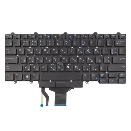 Клавиатура Dell Latitude E5450 E5470 E7450 E7470 7490 5480 5488 7480 7490 0F2X80 NSK-LKDBC PK131S11B05