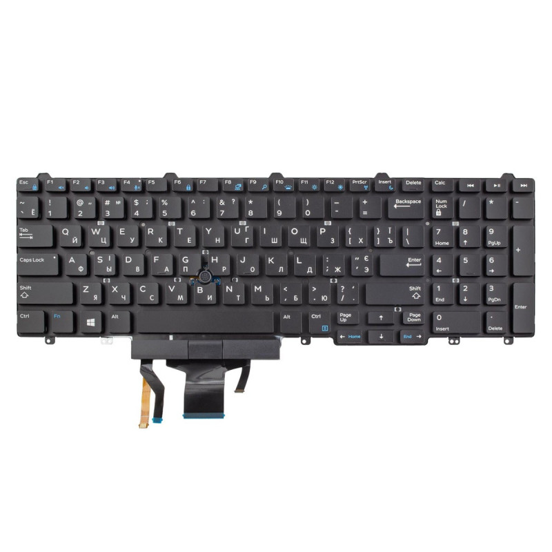 Клавиатура Dell CN-02R2P6-65890-74H-50UO-A02 PK1313M1B11 PK1313M1B00 0383D7 1911JP0 V157025AS 035JP01 35JP01