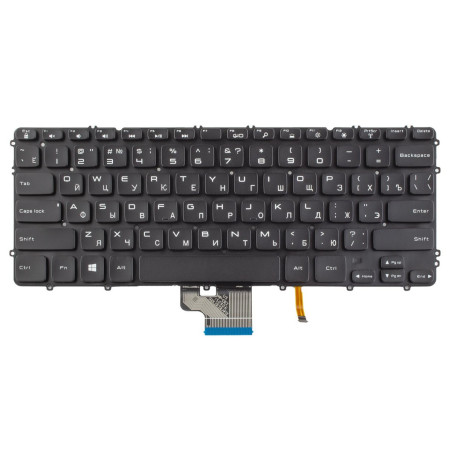Клавиатура Dell Precision M3800 XPS 15 9530 00K8GY MP-13C1 V143725AS1 V143725AS PK130YI2A04 CN-00K8GY-70070-59B-B007