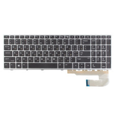 Клавиатура HP Elitebook 850 G5 G6 755 G5 ZBook 15u G5 G6 6037B0136114 6037B0136001 L12000-001 HPM17G2 L14367-001