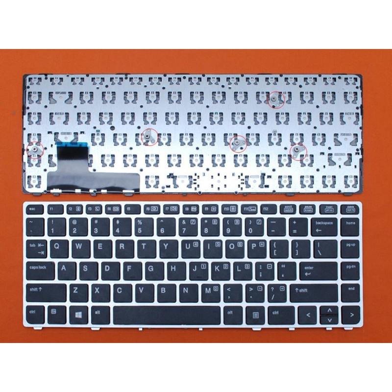 Клавіатура HP EliteBook Folio 9470m 9480m 702843-251 702843-001 MP-09B63RC64421 MP-09B63US6442 597841-001 649756-001