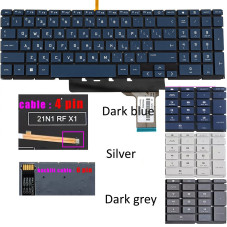 Клавиатура Victus Gaming Laptop 16-s1023dx A1SV3UA 16-E 16-D 16-R 16-S TPN-Q263 Q264 TPN-C169 C170 M75758-001 M75758-251 16-r01