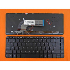 Клавиатура HP Probook 440 G0 440 G1 445 G1 US черная без рамки с подсветкой Win8