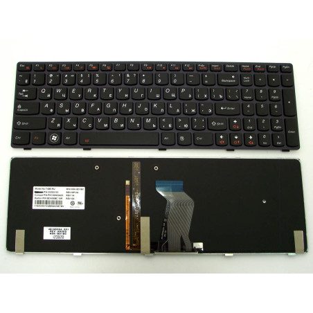 Клавіатура для LENOVO IdeaPad Y580 25207299 MP-11G63USJ6862W 25203434 25203122 11G63USJ6862W