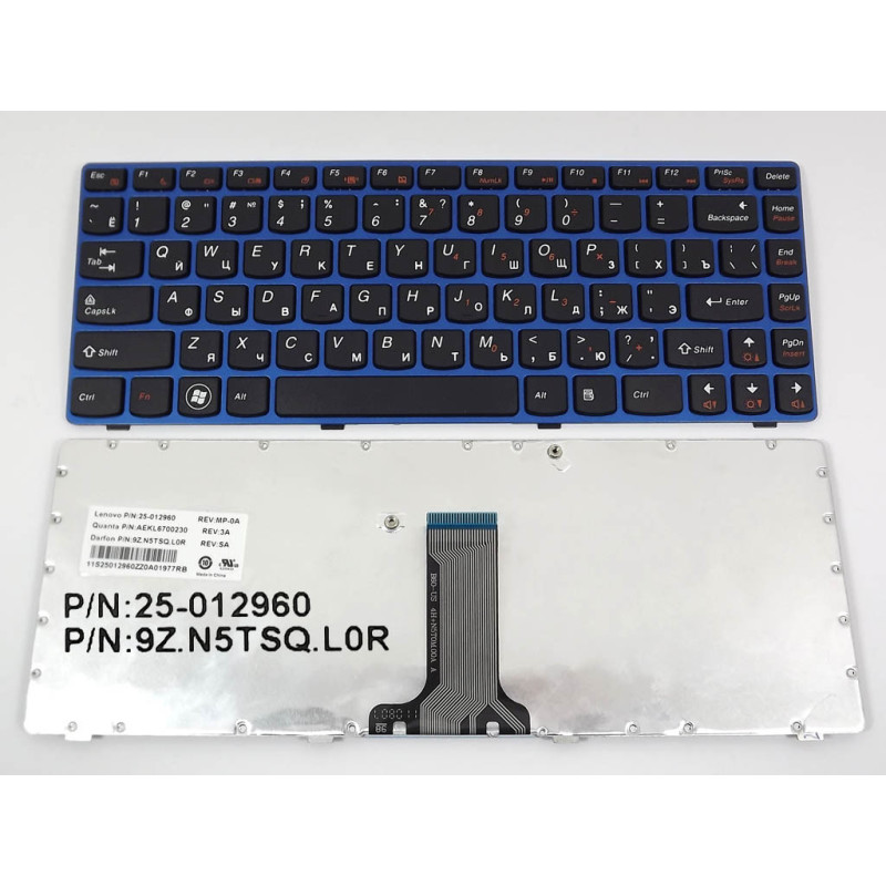 Клавіатура для LENOVO IdeaPad Z370 Z470 G470AH G470GH 25-012960 25012960 9Z.N5TSQ.L0R NSK-B6LSQ AEKL6700230 N5TSQ 012960 B6LSQ Клавіатура для LENOVO IdeaPad Z370 Z470 G470AH G470GH 25-012960 25012960 9Z.N5TSQ.L0R NSK-B6LSQ AEKL6700230 N5TSQ 012960 B6LSQ