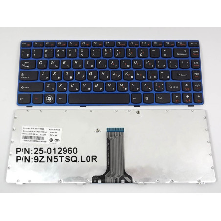 Клавіатура для LENOVO IdeaPad Z370 Z470 G470AH G470GH 25-012960 25012960 9Z.N5TSQ.L0R NSK-B6LSQ AEKL6700230 N5TSQ 012960 B6LSQ