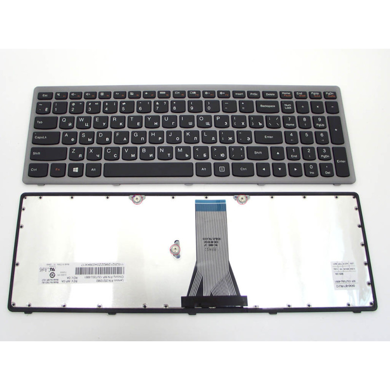 Клавіатура для LENOVO IdeaPad G500s G505s S500 S510p Z510 Flex 15 15D