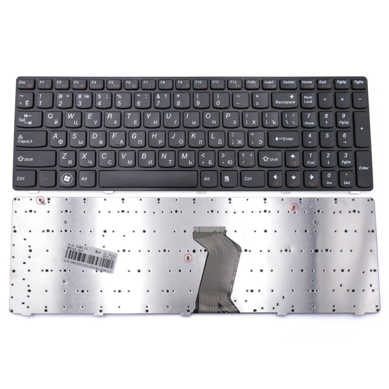 Клавіатура для LENOVO 25-201857 25-202487 25-206417 25-206910 25201857 25202487 25206417 25206910 NSK-BF3SC PK130SY1D00 2520182
