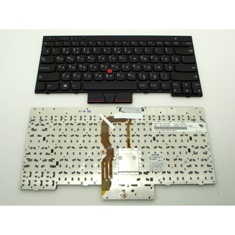 Клавіатура для Lenovo ThinkPad T430 T430i T430s T530 T530i X230 X230i X230s W530 L530 Клавіатура для Lenovo ThinkPad T430 T430i T430s T530 T530i X230 X230i X230s W530 L530