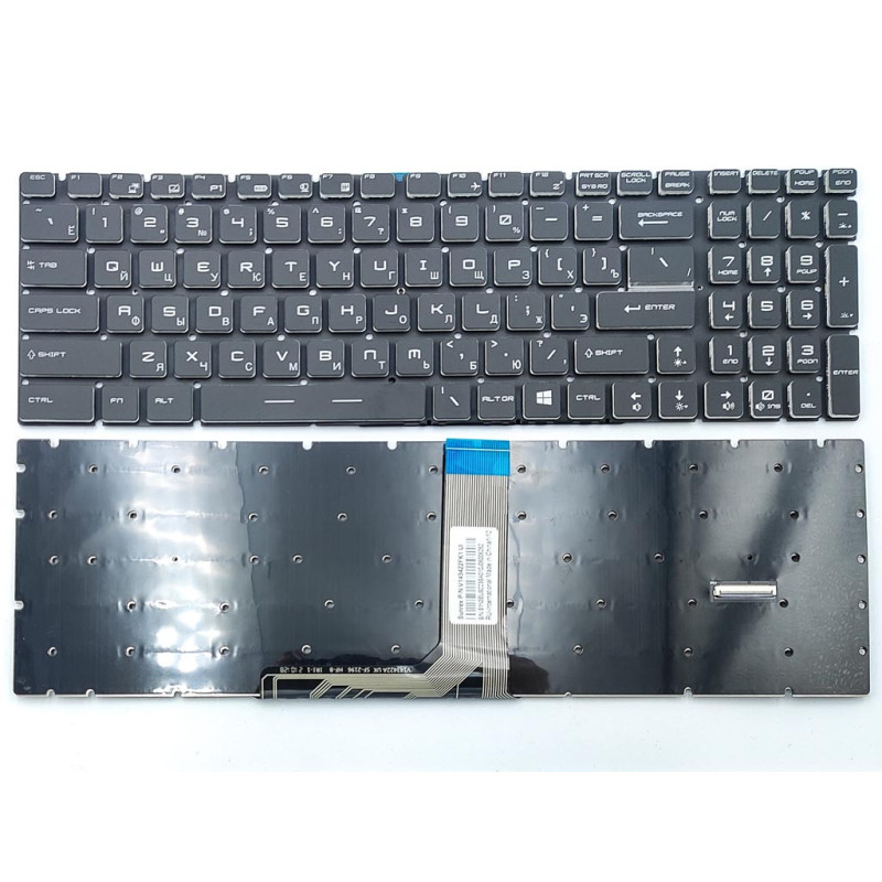 Клавиатура для MSI GE63 GE73 GL75 GE75 GS63 GS73 GS75 GL75 GP75 Raider RGB 8RD 8RE 8RF GE65 GP65 GP63