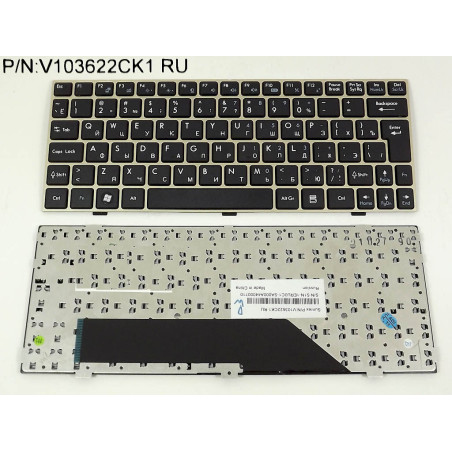 Клавиатура MSI U135 U135DX U160 U160DX V103622BK1 V103622BS1 S1N-1ERU3C1 SIN- 1ERU3C1 1EUK3D1