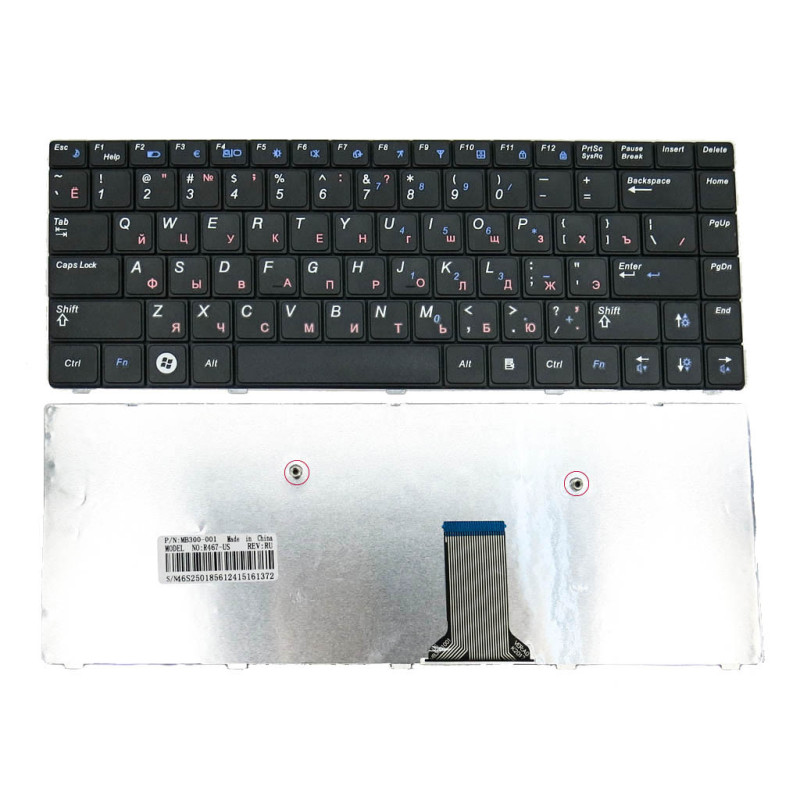 Клавиатура для Samsung NP-R430-JS01UA NP-R430-JS02UA NP-R430-JS03UA NP-R430-JS05UA NP-R430-JS06UA CNBA5902490CBIL BA59-02490C