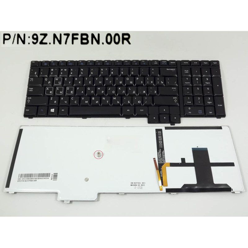 Клавіатура для Samsung NP 700G7A NP-700G7A 9Z.N7FBN.00R CNBA5903153 N7FBN Клавіатура для Samsung NP 700G7A NP-700G7A 9Z.N7FBN.00R CNBA5903153 N7FBN