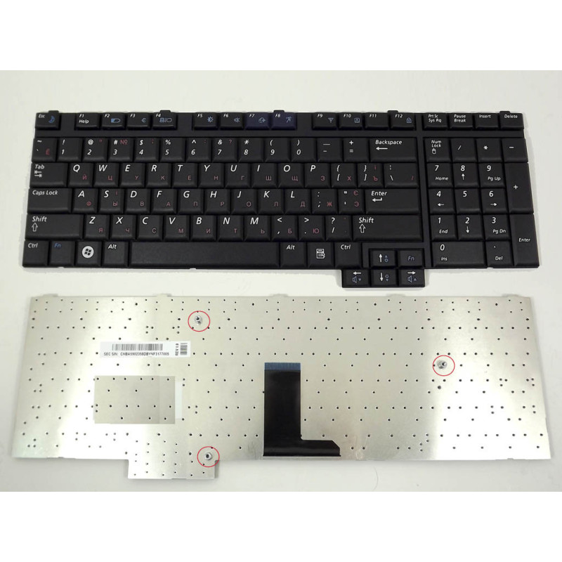 Клавіатура для Samsung NP R700 R710 Клавіатура для Samsung NP R700 R710