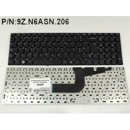 Клавіатура для ноутбука Samsung RC720 RV711 RV715 S01UA S02UA S03UA S04UA S02RU S03RU A01RU RV720 S01RU CNBA5903058CBIH N6ASN