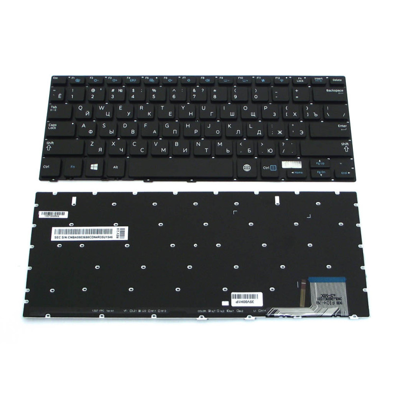 Клавиатура для Samsung NP730U3E NP740U3E 730U3E 740U3E 730U3E-X02 730U3E-A01 730U3E-K01
