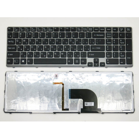 Клавиатура для SONY SVE1712Z1RB 149151211 9Z.N6CBW.G0R 9Z.N6CSW.G0R 9Z.N6CSW.K0R NSK SEGBW SEGSW SEKSW SVE1512G1RB SVE1511T1RB