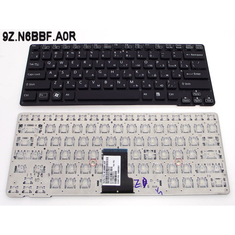 Клавіатура для SONY VPC-CA 148953821 9Z.N6BBF.A0R NSK-SDABF N6BBF SDABF Клавіатура для SONY VPC-CA 148953821 9Z.N6BBF.A0R NSK-SDABF N6BBF SDABF