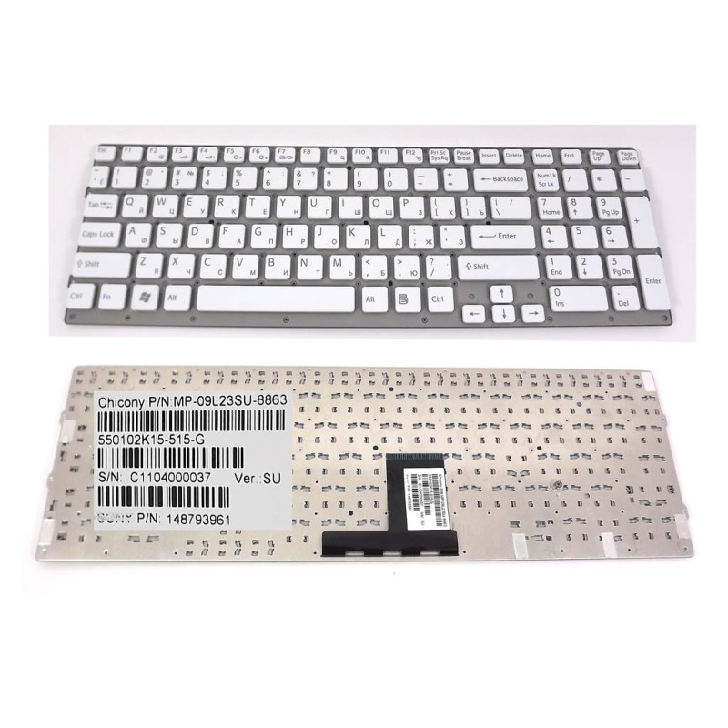 Клавиатура SONY VPC-EC 148793961 MP-09L23SU-8863 09L23SU 8863 Клавиатура SONY VPC-EC 148793961 MP-09L23SU-8863 09L23SU 8863