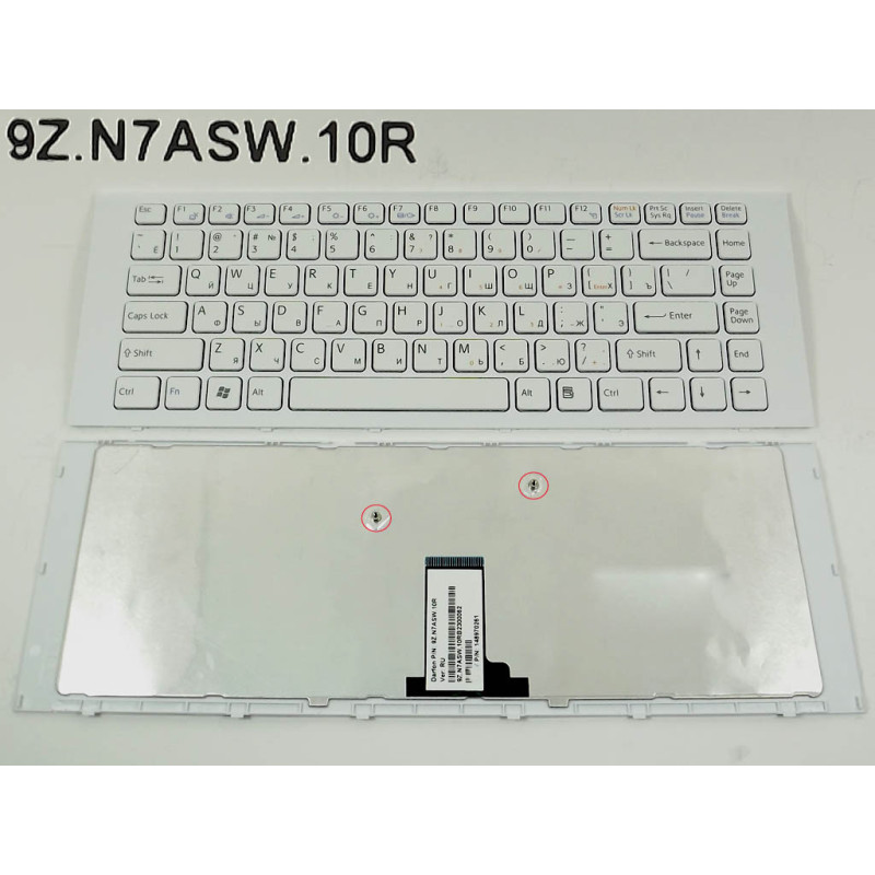 Клавиатура SONY VPC-EG 148970261 9Z.N7ASW.10R 148970261 SF1SW N7ASW
