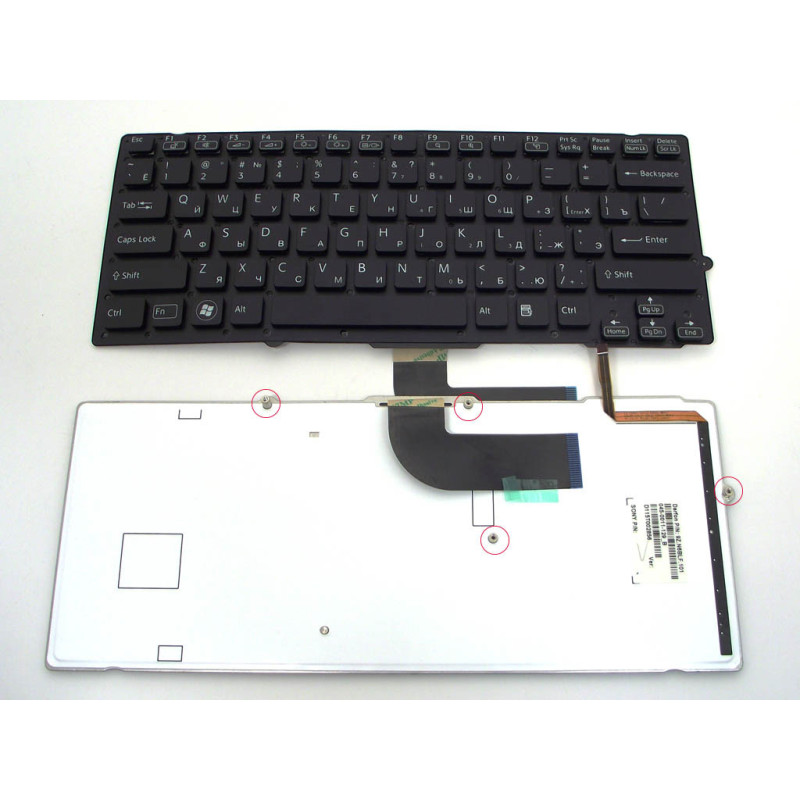 Клавиатура SONY VPC-SA VPC-SB VPC-SC VPC-SD VPCSB VPCSD 148949641 9Z.N6BBF.00R 9Z.N6BLF.101 NSK-SD0BF NSK-SD0LF N6BLF N6BBF SD0