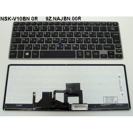 Клавиатура для Toshiba Portege Z30 Z30-A Z30T Z30T-A 9Z.NAJBN.001 NSK-V10BN 01 9Z.NAJBN.50U NAJBN V10BN