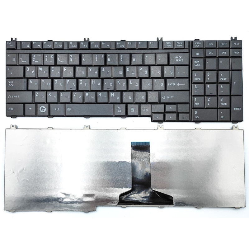 Клавіатура для Toshiba 6037B0039102 9J.N9282.80R 9J.N9282.A01 9J.N9282.A0R 9J.N9282.D01 9J.N9282.P01 9J.N9282.T01 A000048070
