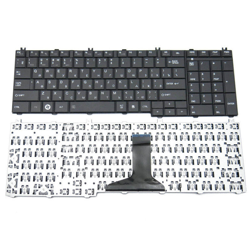 Клавиатура для Toshiba 6037B0047808 6037B0049108 AEBL6700010-RU AEBL6700020-RU MP-09M86SU-6698 MP-09N16SU-698 09N16SU 09M86SU