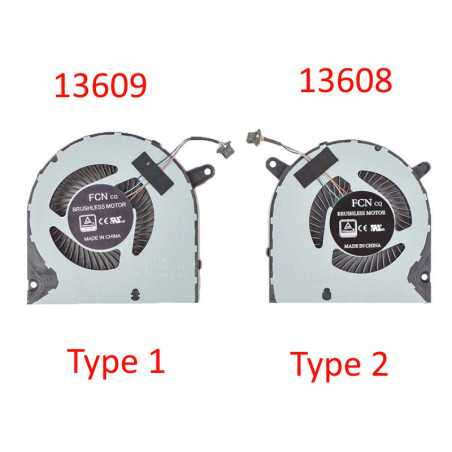 Вентилятор Dell G3 3590 пара CPU GPU 04NYWG 0160GM FLLK DFS5K12304363B FLLJ DFS5K12214161B 04NYWG 023.100G9.0011