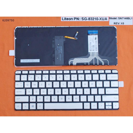 Клавиатура HP Spectre 13-v 13-v001xx 13-v011dx 13-v021nr PK131J41A00 PK131J41B00 SN7146BL SN7146BL1 SG-83200-XUA SG-8