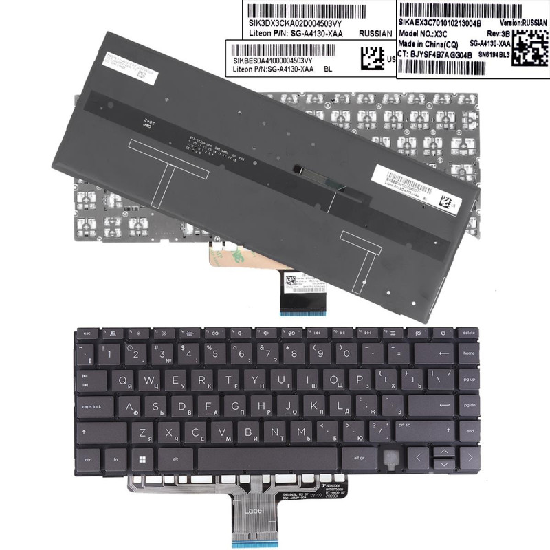 Клавиатура HP Spectre x360 Convertible 14-EA 14-EA000 SG-A4130-XAA M22194-001 M22194-251 Клавиатура HP Spectre x360 Convertible 14-EA 14-EA000 SG-A4130-XAA M22194-001 M22194-251