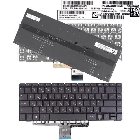 Клавиатура HP Spectre x360 Convertible 14-EA 14-EA000 SG-A4130-XAA M22194-001 M22194-251