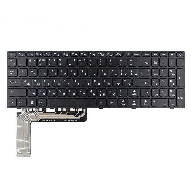 Клавиатура Lenovo IdeaPad 110-15ISK 110-17ACL 110-17IKB 110-17ISK 5N20L25910 LCM15l5 PK131W1A31 PK131NT1A31 8S5N20L