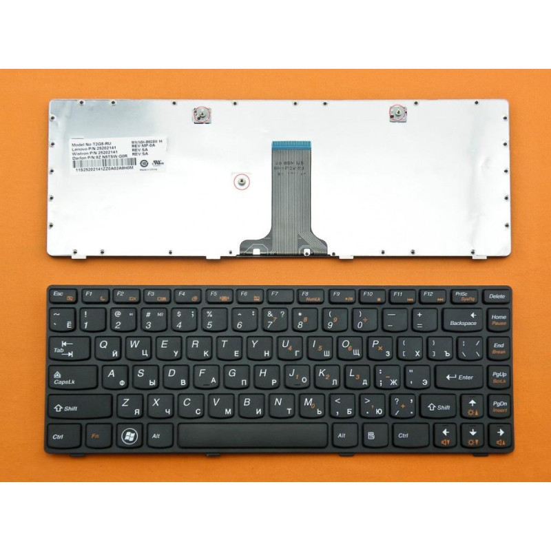 Клавіатура Lenovo IdeaPad Z380 Z480 Z485 G480 G485 SK-B6TSQ B6GSW T2G8-RU 25202056 25202085 25202141 9Z.N5TSW.G0R Клавіатура Lenovo IdeaPad Z380 Z480 Z485 G480 G485 SK-B6TSQ B6GSW T2G8-RU 25202056 25202085 25202141 9Z.N5TSW.G0R