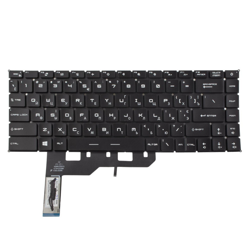 Клавиатура MSI GS66 Stealth 10SD 10SF GE66 Raider MS-1541 9Z.NK1BN.D01 9Z.NEVBN.A01 S1N3ETC501D NSK-FFABN NSK-FG0DBN Клавиатура MSI GS66 Stealth 10SD 10SF GE66 Raider MS-1541 9Z.NK1BN.D01 9Z.NEVBN.A01 S1N3ETC501D NSK-FFABN NSK-FG0DBN